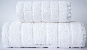 Ręcznik Brick 70/140 Biały